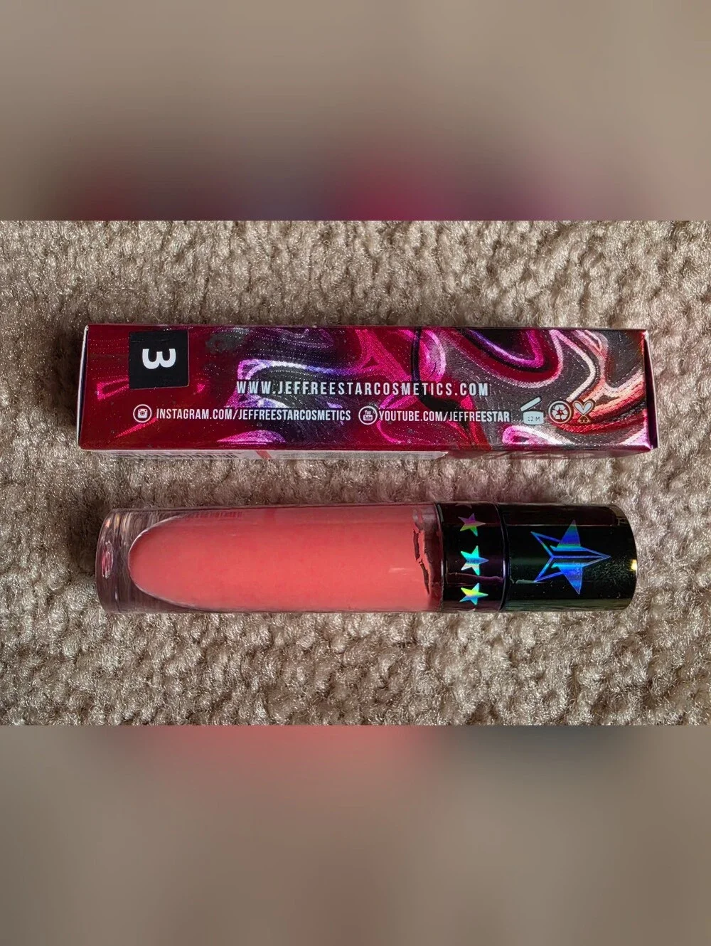 Jeffree Star Velour Liquid Lipstick - Circus Peanut Full Size $12 NIB